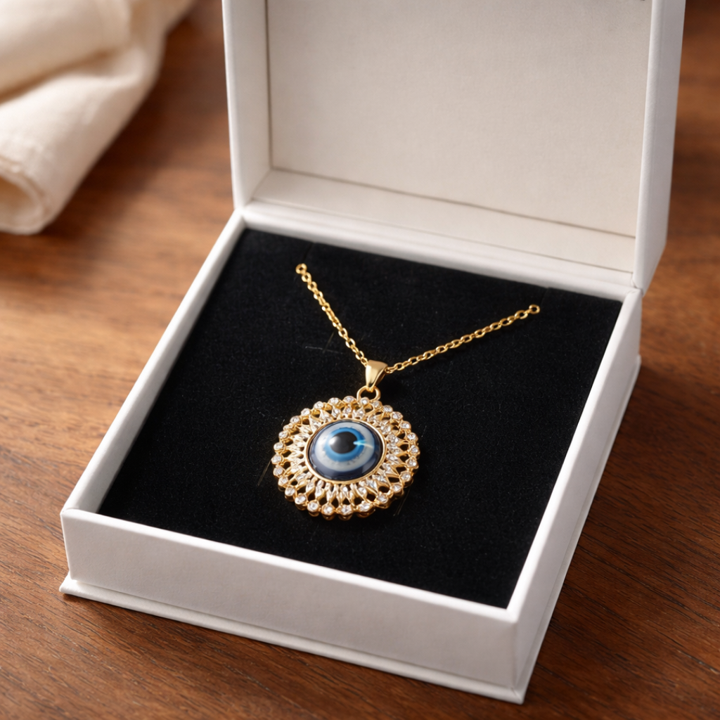Evil Eye Radiant Large Talisman Necklace