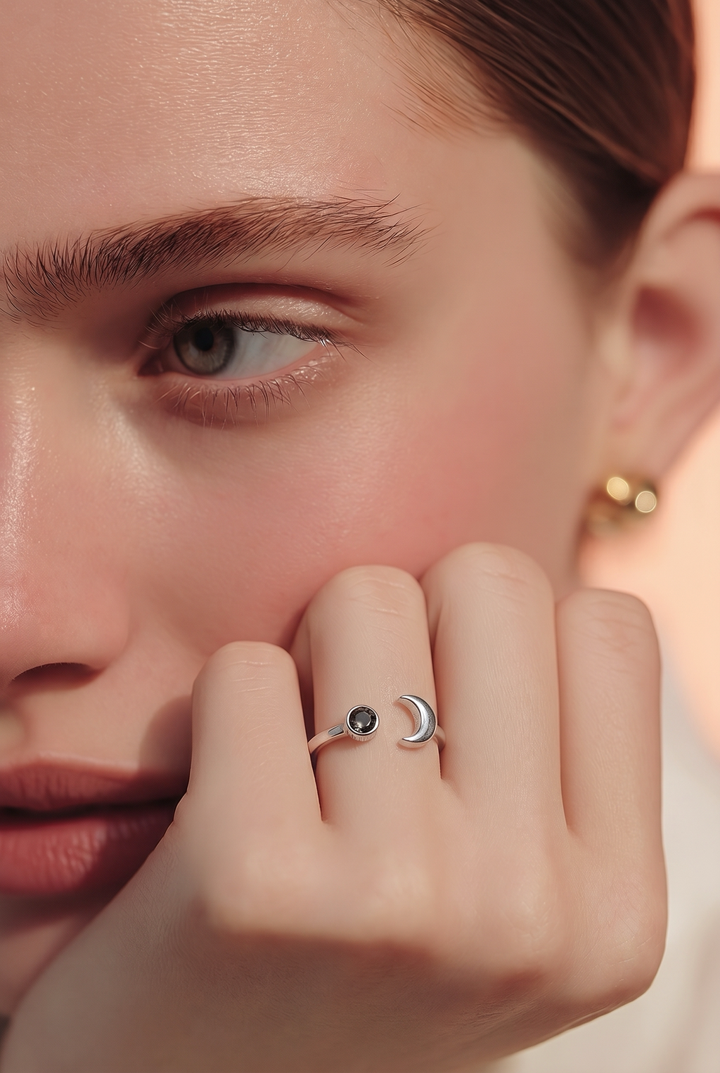 Dual Moon Ring
