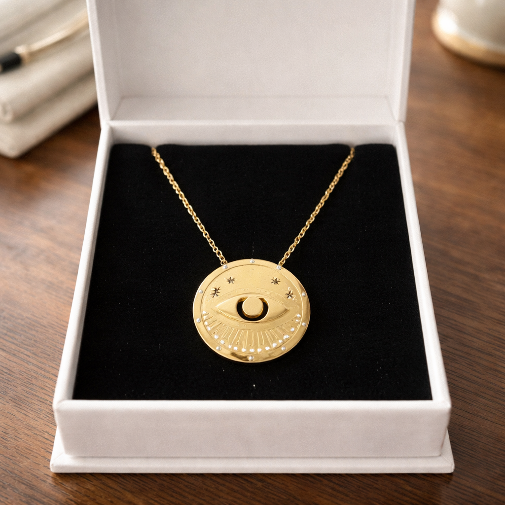 Celestial Eye Talisman Pendant Necklace