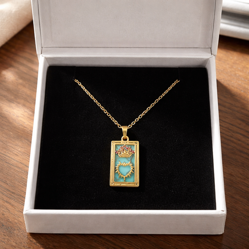 The Empress Tarot Card Necklace