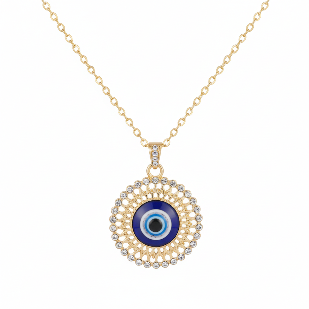 Evil Eye Radiant Large Talisman Necklace
