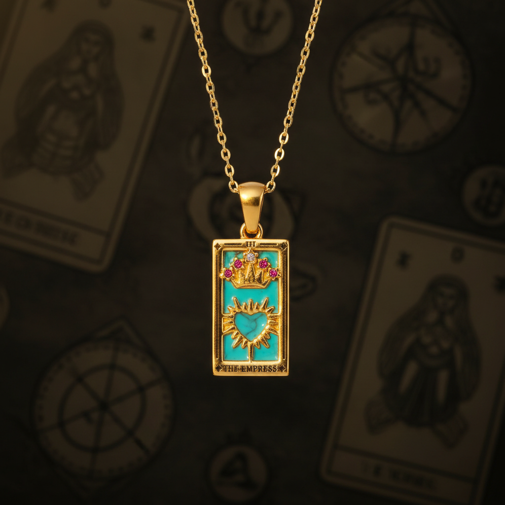 The Empress Tarot Necklace Retry