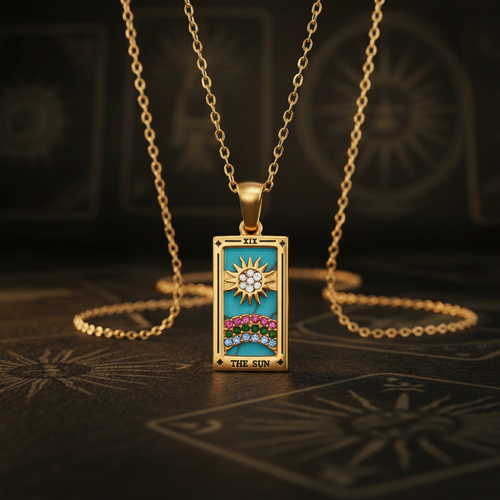 The Sun Tarot Necklace